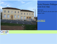 Tablet Screenshot of ecole-publique-coutouvre.fr